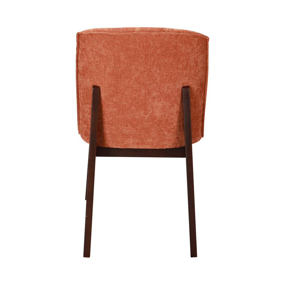 Polstret solid træ spisestol