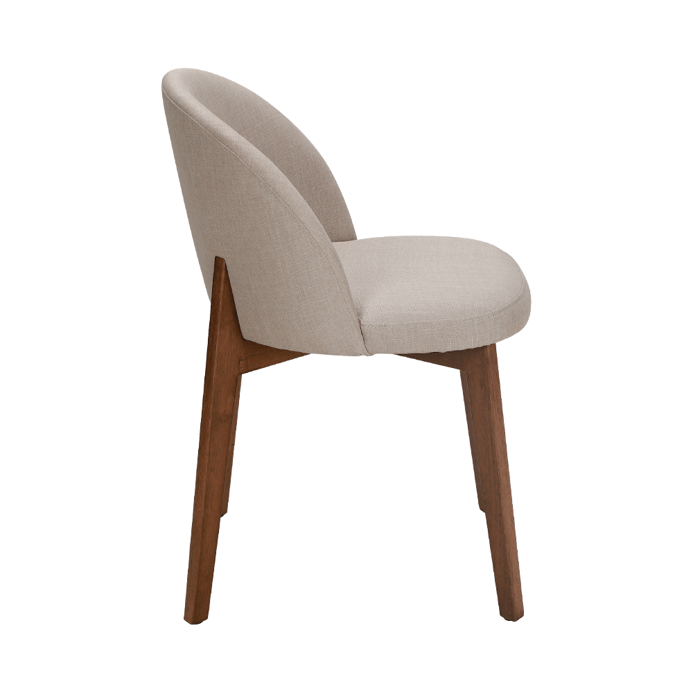 Armless Solid Wood spisestol