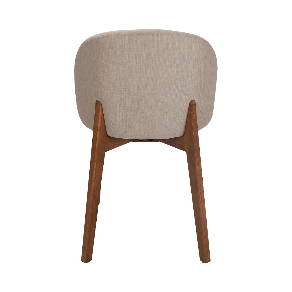 Armless Solid Wood spisestol