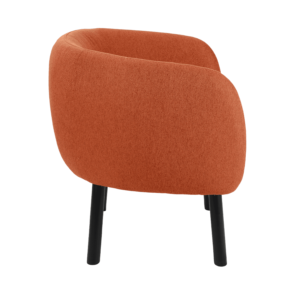 Stof solid træ spisestol