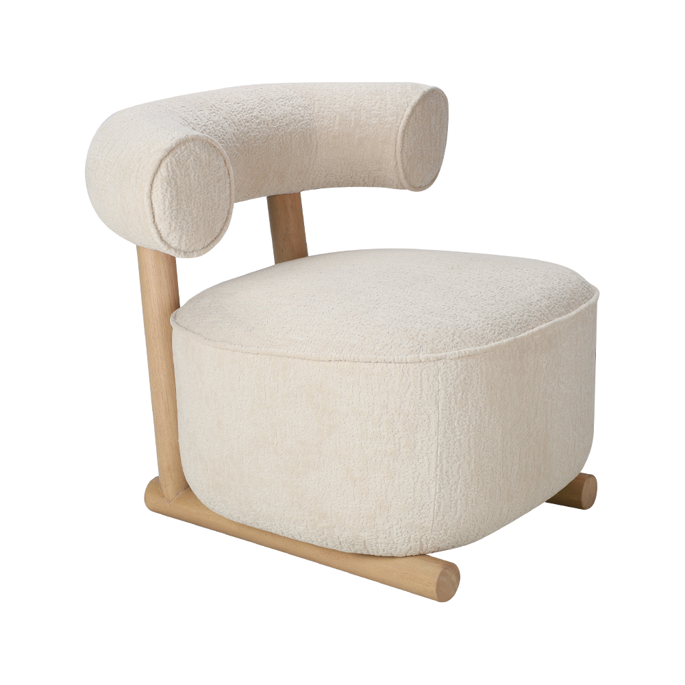 Moderne stof U-formet loungestol