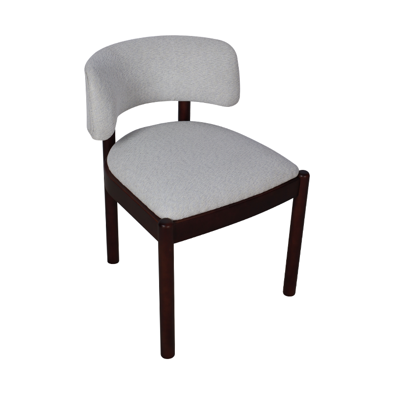 Sponge Cushion Armless Solid Wood spisestol